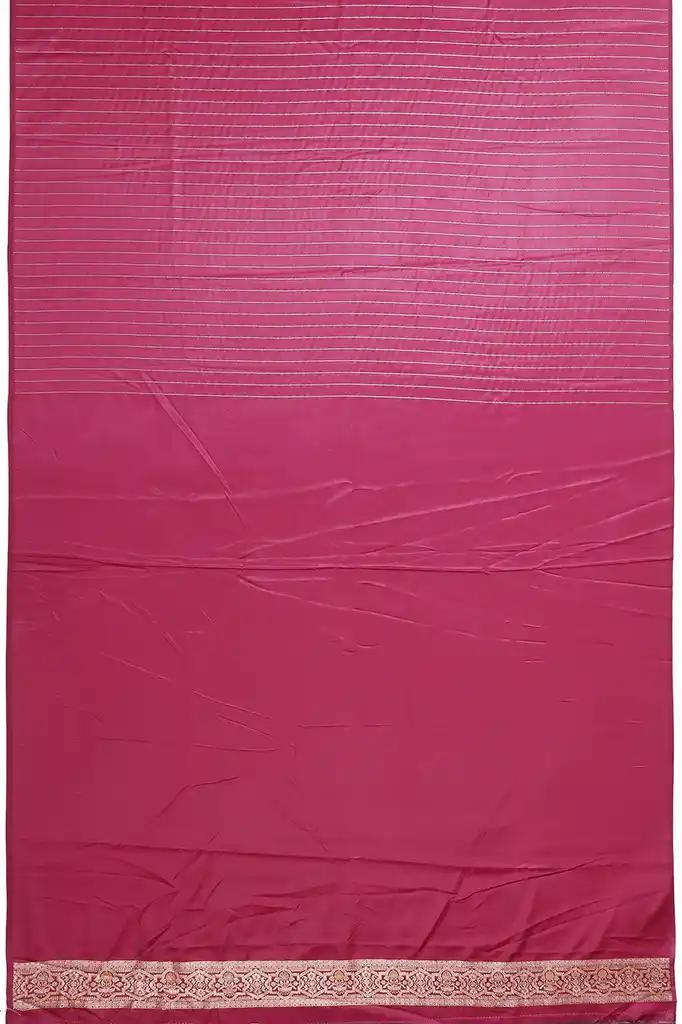 Banarasi Silk Saree Rani Pink
