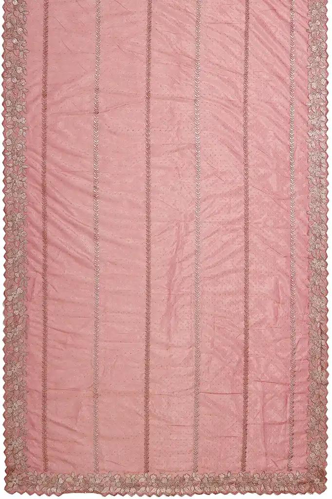 Designer Party Saree Vermilion Shimmer