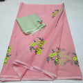 Kota Cotton in Embroidery Peach Sage
