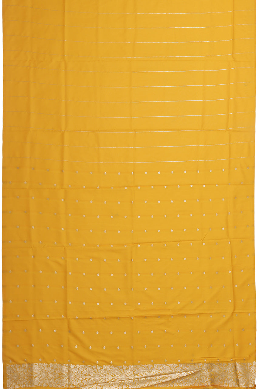 Beautiful Silk Saree Yellow