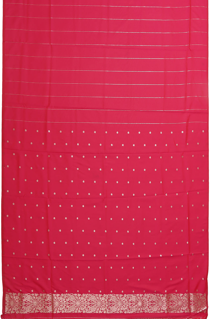 Beautiful Silk Saree Rani Pink