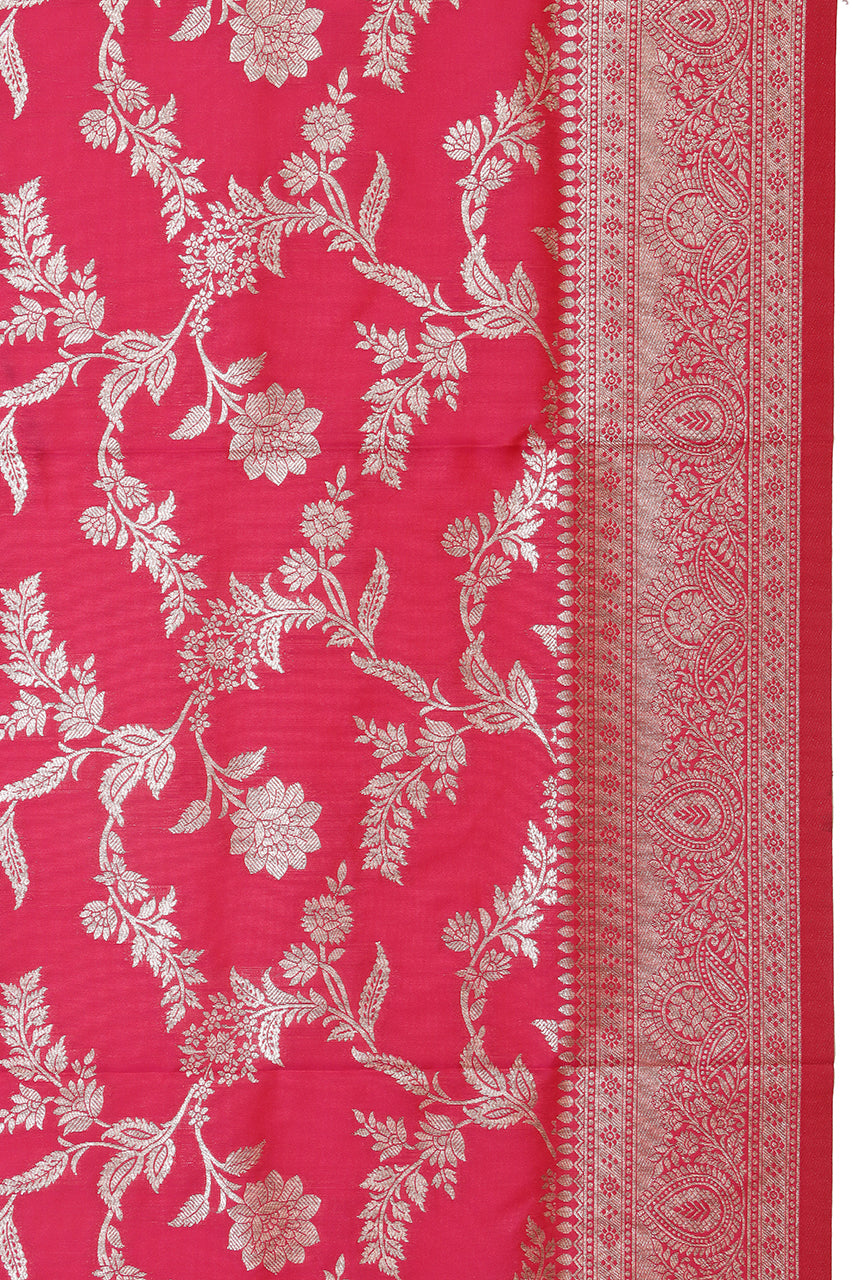 Beautiful Silk Saree Pink