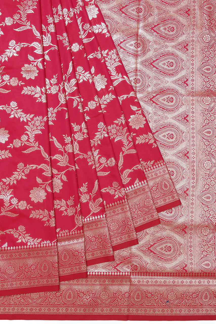 Beautiful Silk Saree Pink